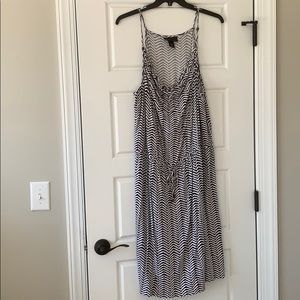 Lane Bryant black and white dress